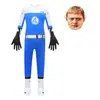 Nuevo Mono de los Cuatro Fantásticos Disfraz de Halloween para Niños Disfraz de Cosplay Traje de Héroe con Máscara
