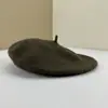 Boina de Outono e Inverno Estilo Coreano, Chapéu de Pintor de Inverno, Chapéu Broto, Chapéu de Lã, Chapéu Pequeno Fofo Feminino, Moderno