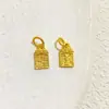 Pingente Banhado a Ouro de Alta Retenção de Cor, Amuleto da Riqueza Noturna, Pingente Pequeno, Acessórios de Joias para Pulseiras de Pérolas DIY Feitas à Mão, Colares