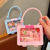 Caja de Regalo Pequeña Linda para Niños DIY Collar Hecho a Mano Set de Cuentas Caja Bolso de Mano Accesorios para Joyería Bolsa de Regalo Regalo para Bebé