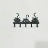 Gancho Decorativo de Metal em Formato de Pata de Cachorro Pequeno, Venda Quente Transfronteiriça, para Parede de Entrada, Pendurador de Parede para Gatos e Cachorros, Armazenamento de Chaves para Porta de Cozinha