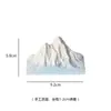 Piedra Difusora Creativa Estilo Ins Montaña Nieve Doble Cima Adornos Aromaterapia sin Llama Coche Dormitorio Regalo de Negocios Recuerdo Set