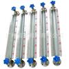 Medidor de nível de tubo de vidro para tanque de água de piscina contra incêndio com display de escala, tipo flange de aço inoxidável, torneira para medidor de nível de água