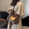 Bolso de Mujer de Gran Capacidad Otoño e Invierno Urbano Simple Bolso Nuevo 2025 Bolso Cruzado con Letras Bolso Tote de Moda Tendencia Bolso de Mujer