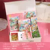 Caja de regalo con diario temática de ciudad, juego con páginas ilustradas, cuaderno, bloc de notas para estudiante, bolígrafo de firma Modilan y juego de marcapáginas
