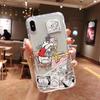 Funda de Teléfono de Dibujos Animados de Perro Volador para iPhone11 Cobertura Completa Apple xsmax Funda Blanda Transparente 14Pro Resistente a Caídas