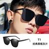 Gafas de Sol de Lujo de Alta Gama con Marco Cuadrado Grande de Tres Puntos y Tachuelas Verticales de Moda Fabricante de Gafas de Sol para Transmisiones en Vivo de Tiktok Wholesale g