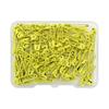 Amazon Nuevo 200 Cajas Pequeñas Pines de 19mm Tamaño Pequeño Color Caramelo Pines Decorativos para Ropa Hebillas Wholesale