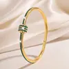Pulsera de Acero Inoxidable para Mujer, Pulsera de Diamante que no se decolora, Exquisita Pulsera de Acero de Titanio de Alta Gama para Niña con Cintura Pequeña