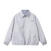 North Boundary Marca de Tendencia Estilo Americano para Hombre Otoño 2025 Nuevo Sencillo Chaqueta de Trabajo Bordada Moderna Suelta para Hombre