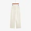Pantalones casuales de pierna recta para mujer talla grande para ir al trabajo, colección otoño 2026, pantalones anchos cropped holgados y versátiles para mujeres talla grande, modelo NK1310
