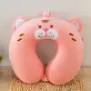 Almohada de Espuma Viscoelástica en Forma de U Almohada de Dibujos Animados en Forma de U logo Regalo para Actividad Almohada de Viaje Siesta Almohada Cervical para el Cuello