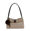 Bolsos Otoño Invierno Estilo Maillard Para Viajar Suede Felpa Bolso de Hombro Único Bolso de Axila Sensación de Alta Gama Bolso Tote Retro Esmerilado Mujer