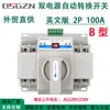 Mini interruptor doble de potencia para comercio exterior nivel CB 2P63A motor principal hogar interruptor automático
