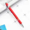 Bolígrafo de Metal Press Bolígrafo de Aluminio Bolígrafo Meiji Bolígrafo Táctil Capacitivo Bolígrafo para Pantalla Táctil de Escritura Bolígrafo de Regalo con Impresión de LOGOTIPO