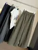 Pantalones casuales de pierna ancha y corte curvo estilo coreano para mujer, nuevo modelo de otoño, adecuados para tipo de cuerpo pera, cubren las caderas, holgados y versátiles pantalones tipo globo