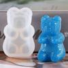 Molde para Gotejamento de Cola de Cristal DIY Urso Forma de Bala Joyia Pingente Acessórios para Capa de Celular Molde de Silicone para Resina