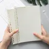 DIY Libro de Hojas Sueltas Núcleo de Reemplazo Clip de Almacenamiento de Clasificación A5b5 Tira de Encuadernación de Hojas Sueltas Anillo de Encuadernación de Apertura y Cierre de 20 Agujeros/26 Agujeros