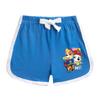 Traje de verano para bebé de niño y niña de dibujos animados del equipo Wang Wang, nuevo para niños, de algodón, manga corta, shorts, delgado de dos piezas, fino