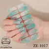 Pegatinas Nuevas para Uñas Zhengxiang Transfronterizas con Lámina Dorada, Efecto Mármol, Película de Esmalte Impermeable, Pegatinas para Uñas Cielo Estrellado al por Mayor