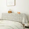 Funda para cabecera de cama, bufanda para cabecera de cama, tela cubierta a prueba de polvo, cubierta de tela para polvo, encaje 1.8m cubierta de respaldo suave acolchada, estilo campo francés