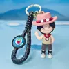 Figuritas de llavero de goma blanda de anime de dibujos animados, colgantes para mochila, accesorios para bolsos, pequeños adornos, al por mayor en stock para tiendas
