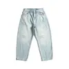Pantalones Vaqueros Yidao Vintage 2026 Otoño Nuevo Retro Americano Lavados Desgastados Ligeramente Acampanados Sueltos Rasgados Parcheados para Hombre
