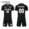 Uniforme de Fútbol Transfronterizo Traje Personalizado para Niños Verano Deportes al Aire Libre Fútbol Manga Corta Secado Rápido Transpirable Jersey de Fútbol