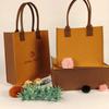 Bolsa de Feltro Personalizada Bolsa Tote Armazenamento de Negócios Embalagem para Presente Bolsa Tote Portátil para Armazenamento Pode Ser Impressa com Logo