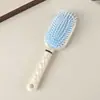 Novo Pente Grande Colorido Pérola de Sereia com Almofada de Ar Portátil para Mulheres, Pente com Almofada para Massagem, Pente Doméstico para Estudantes