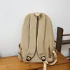 Mochila para estudiante de secundaria, mochila negra para portátil de estudiante universitario para hombre, mochila de viaje elegante de color sólido para mujer, gran capacidad