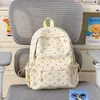 Nova Mochila Escolar para Meninas Ins Nicho Alta Aparência Mochila de Estrelinhas para Alunos do Ensino Fundamental Estilo Coreano Grande Capacidade Mochila para Ensino Médio