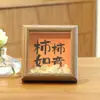 Suporte expositor para porta-retrato de caligrafia para mesa de escritório, presente decorativo comemorativo de formatura, ornamento decorativo criativo atacado