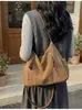 Bolsa estilo deserto, bolsa tote retrô para mulheres, design de nicho, grande capacidade, adequada para o dia a dia, bolsa transversal de verão, mochila escolar para estudantes