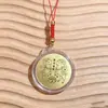 Moneda de Oro del Año de la Oveja Transfronteriza Llavero de Lámina de Oro Imitación Moneda de la Suerte Pegatina para Teléfono Oveja del Zodiaco Regalo de Año Nuevo Venta al por Mayor