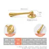 Novo Pingente Estilo Chinês Retrô Maçaneta de Gaveta de Latão Sólido, Puxador de Anel Dourado Antigo de Furo Único para Armário e Porta de Guarda-Roupa