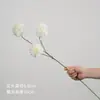 Buquê de flores artificiais de lírio branco puro, flores de seda, flores artificiais de plástico, decoração de sala de estar, arranjo floral de casamento