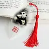 Marcador de Página Veia de Folha Estilo Chinês Tesouro Nacional Panda Pequim Sichuan Chengdu Viagem para Enviar Lembranças Exquisitas para Amigos Estrangeiros