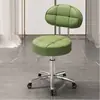 Taburete para Peluquería y Salón de Belleza con Ruedas, Silla para Barbería, Taburete Especial para Cortar el Cabello en Salón de Peluquería con Ruedas Giratorias y Altura Ajustable
