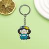 Llavero creativo de la serie Hello Kitty de AliExpress. Pequeño regalo. Llavero de coche de moda.