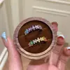 Novo Anel de Flor de Zircônia Colorido Dopamina do Jardim de Monet para Mulheres, Design de Nicho, Anel Personalizado e Doce