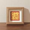 Oco Ping An Joy Photo Frame Table Mini Pequeno Quadrado Moldura de 4 Polegadas Pintura e Caligrafia de Madeira DIY Moldura Pintura a Óleo Vara