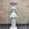 Casamento Coluna Romana Dourada Vaso de Flores Prateleira Guia de Estrada Listrado Europeu Troféu Fibra de Vidro Adereços de Casamento