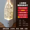 Tira Protectora de Esquina para Luz Nocturna, Protección de Esquina de Pared de 90 Grados, Luz Ambiental Anticolisión, Luz Sensor de Esquina para Sala de Estar, Luz para Dormir, Metabo