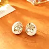 Brincos de Flor em Formato de Gota Inspirados em Design, Modernos e de Alto Padrão, Acessórios de Orelha Exquisitos e Versáteis, Joias Únicas de Estilo Celebridade da Internet de Nicho