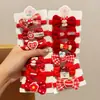 Goma para el Pelo Roja con Lazo para Niñas Pequeñas, Banda Elástica de Alta Elasticidad que No Daña el Cabello, Cuerda para el Pelo Accesorio para el Cabello Sanrio