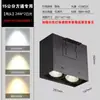 8 lámpara empotrada 0 lámpara de techo especial downlight rejilla doble cabezal 5cm rejilla cubo liner aluminio cuadrado rejilla lámpara de techo