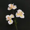 3 Flores de Iris Artificiales de Alicia para Decoración en Sala de Estar, Comedor, Dormitorio, Escritorio y Uso Comercial