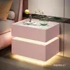 Mesita de Noche de Madera Maciza Estilo Crema Gama Alta 2024 Nuevo Influencer de Internet Creativa para Dormitorio Hogar Simple Moderna Mesita de Noche