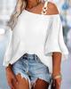 2023 Nuevo Otoño Estación Independiente de Amazon Moda Europea y Americana Patchwork Tops Casuales Holgados Camisetas Estampadas para Mujer